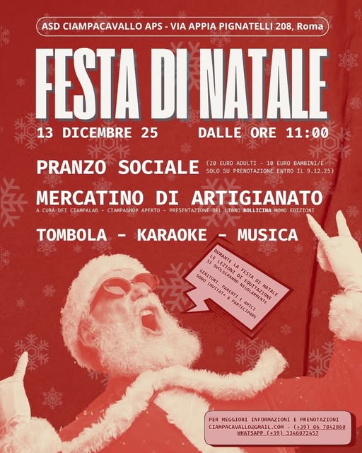 Festa di Natale a Ciampacavallo!