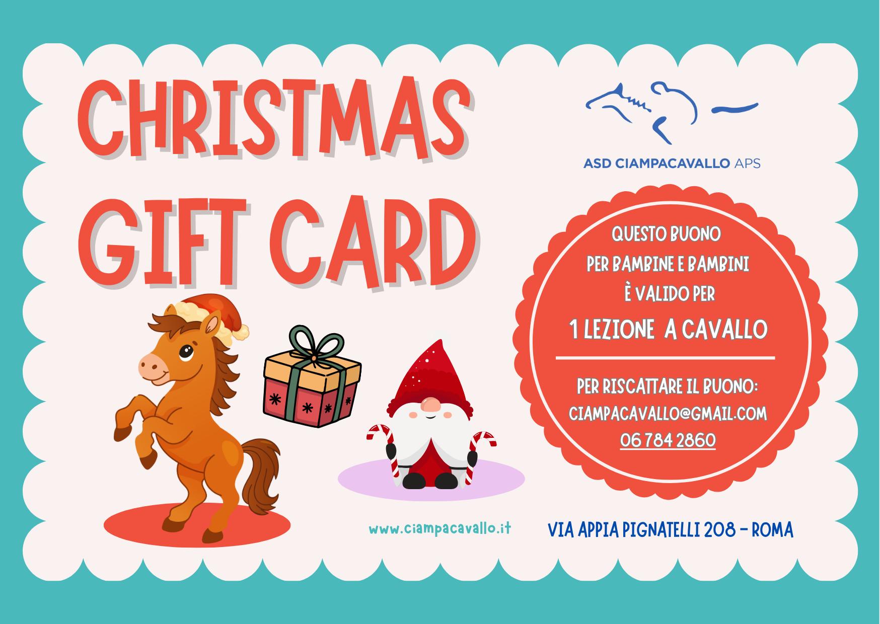 Christmas Gift Card Ciampacavallo