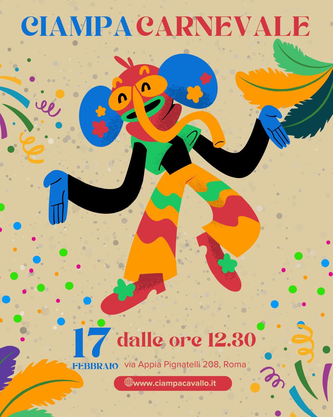 Festa di Carnevale a Ciampacavallo!