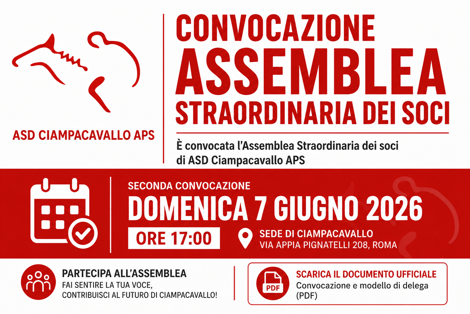 Convocazione Assemblea Straordinaria
